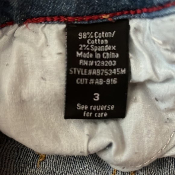 Cello Distressed Jeans Junior Size 3 - Picture 4 of 4